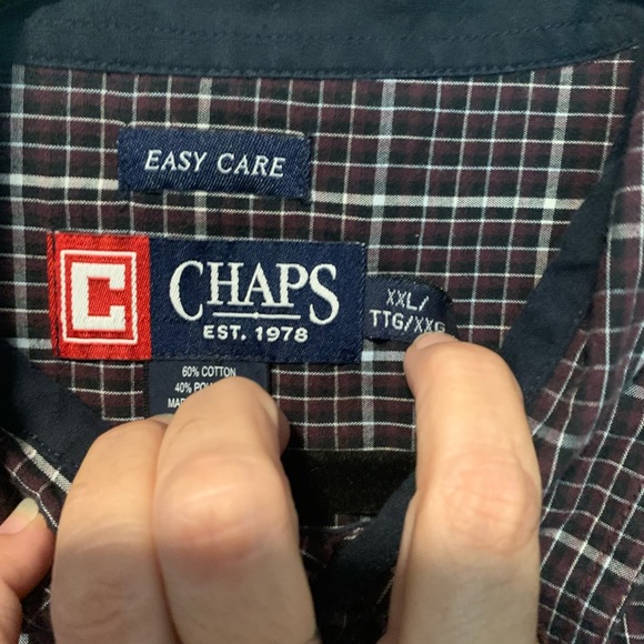 Men’s Chaps Button Down Shirt Sz XXL - Picture 4 of 4